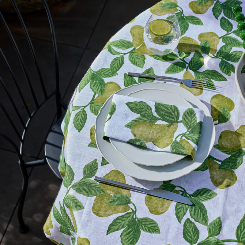 Pear Tree Green Napery