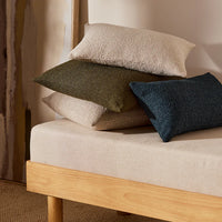 Kenzo Olive Boucle Cushion