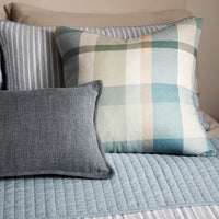 Tamara Marine Check Cushion