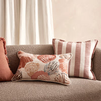 Rye Rosewood Stripe Cushion