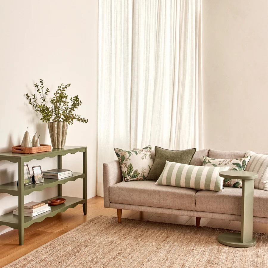 Rye Spruce Stripe Cushion