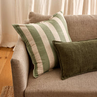 Rye Spruce Stripe Cushion 50x50cm