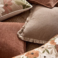 Margot Truffle Fringe Cushion
