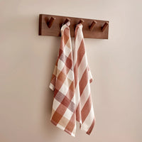 Waffle Terracotta Teatowel Pack 2