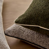 Casey Dark Green Textured Cushion