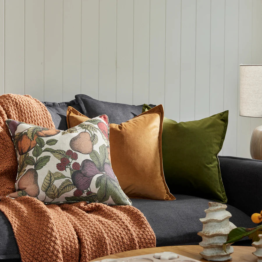 Mira Velvet Toffee Cushion