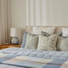 Lalita Blue Block Print Cushion