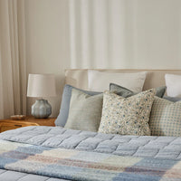 Lalita Blue Block Print Cushion