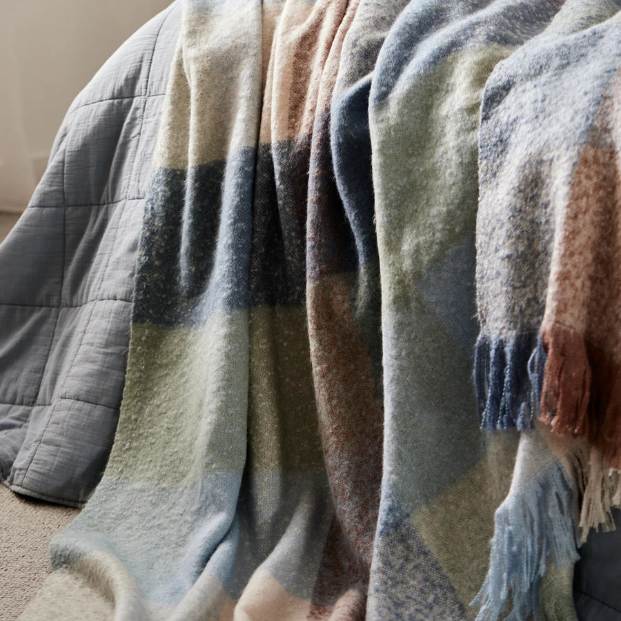 Dana Spruce Brushed Throw