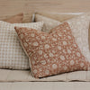 Delilah Rust Block Print Cushion Cushion