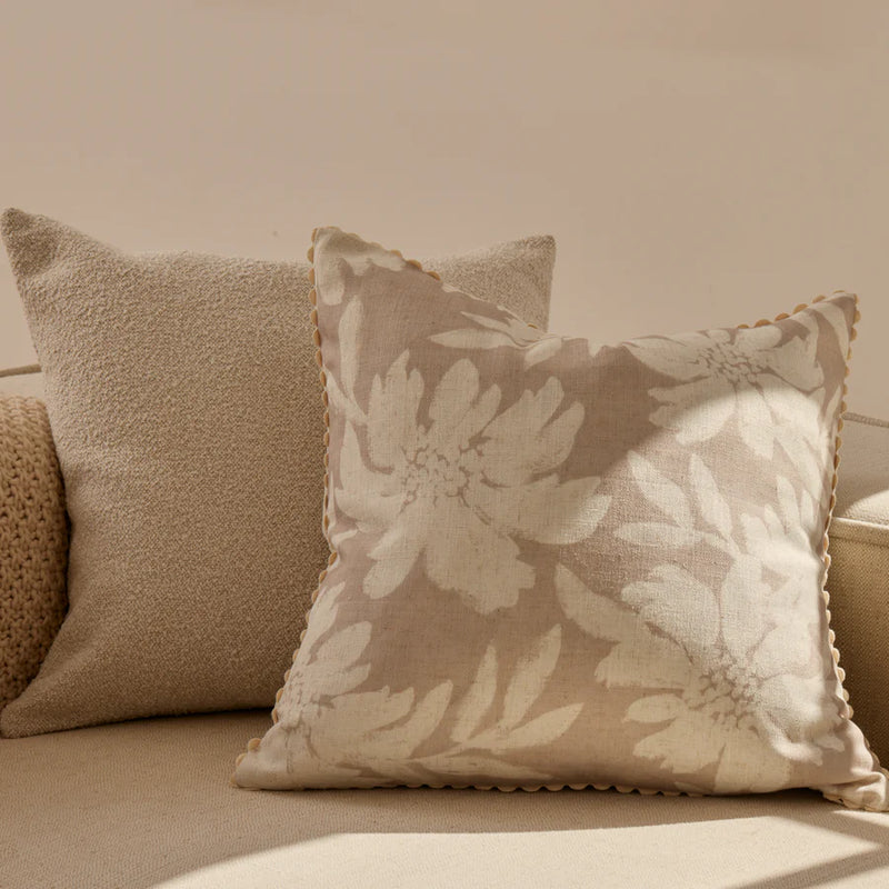 Eve Floral Neutral Cushion