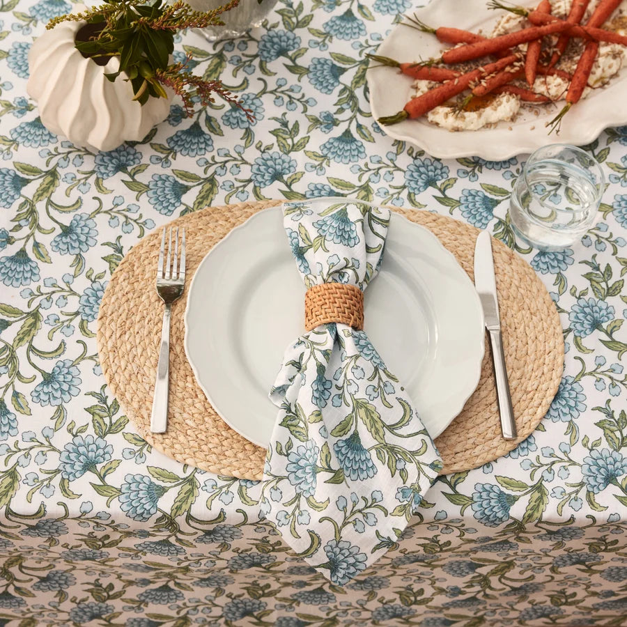 Georgia Blue/Green Tablecloth