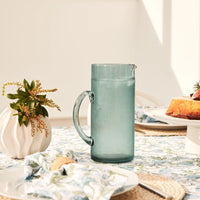 Teo Blue Glass Jug