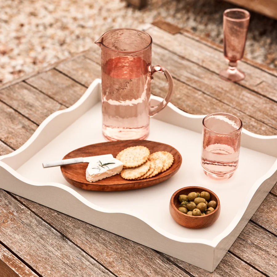 Teo Pink Glass Jug