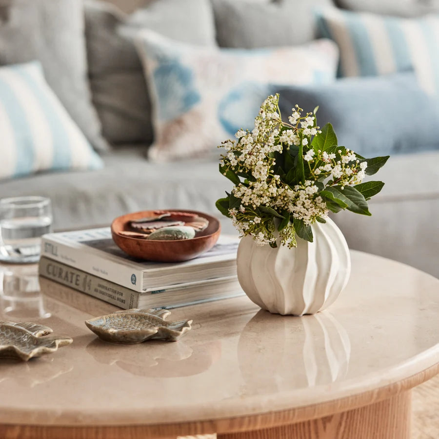 Porto Matte Vase | White