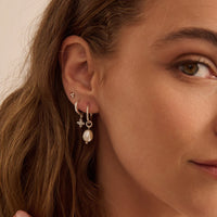 Clover Huggies | Sterling Silver