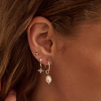 Clover Huggies | Sterling Silver