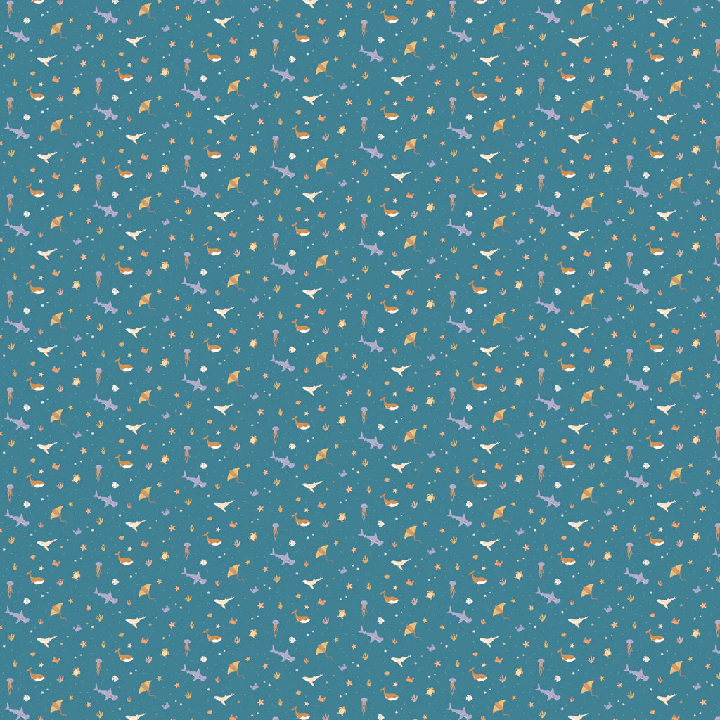 Ocean Creatures Marine Organic Muslin Wrap Swaddle