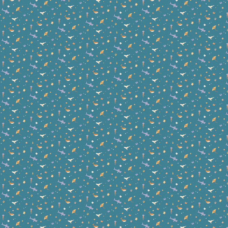 Ocean Creatures Marine Organic Muslin Wrap Swaddle