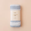 Cloud Stripe Organic Muslin Wrap Swaddle