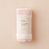 Dusty Roses / Petal Stripe Organic Muslin Wrap Set