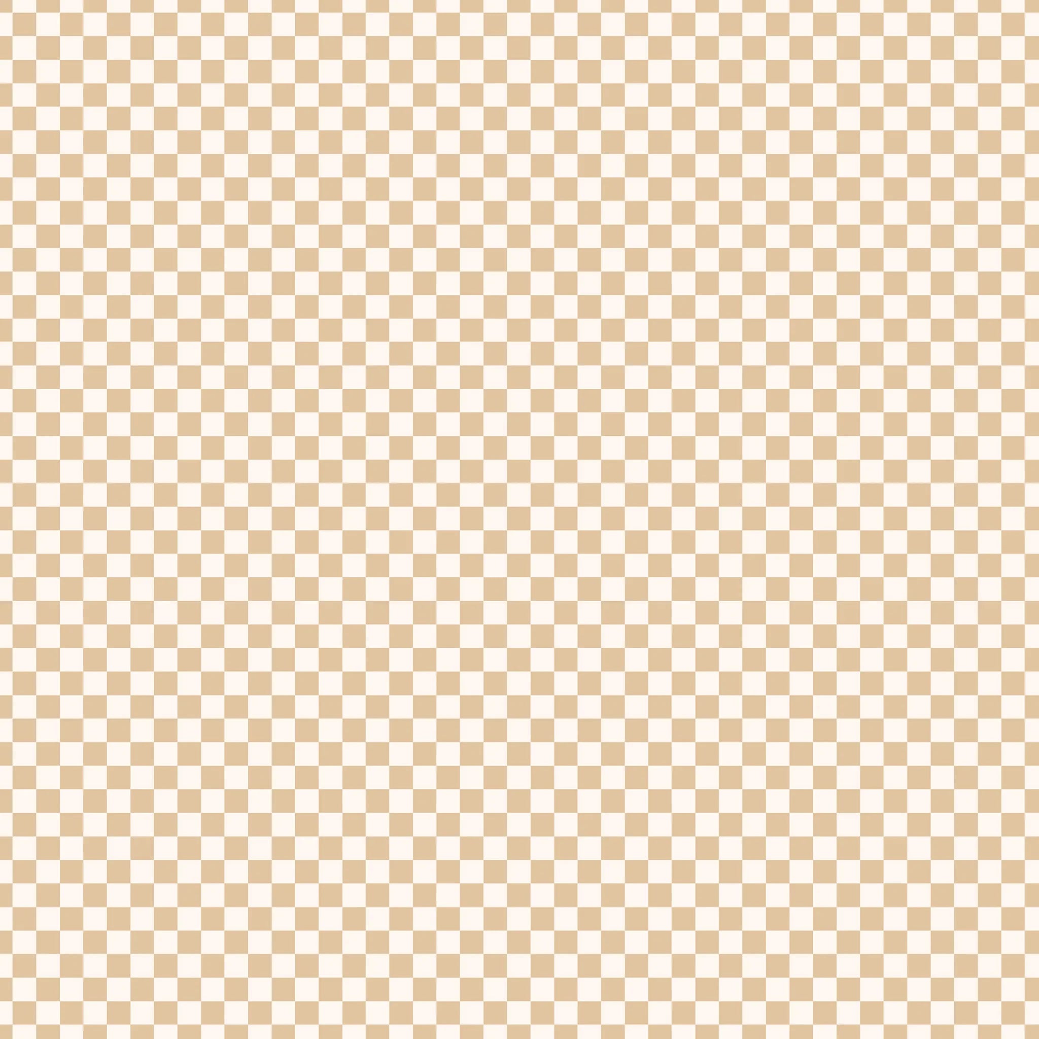 Coffee Stripe / Caramel Check Organic Muslin Wrap Set