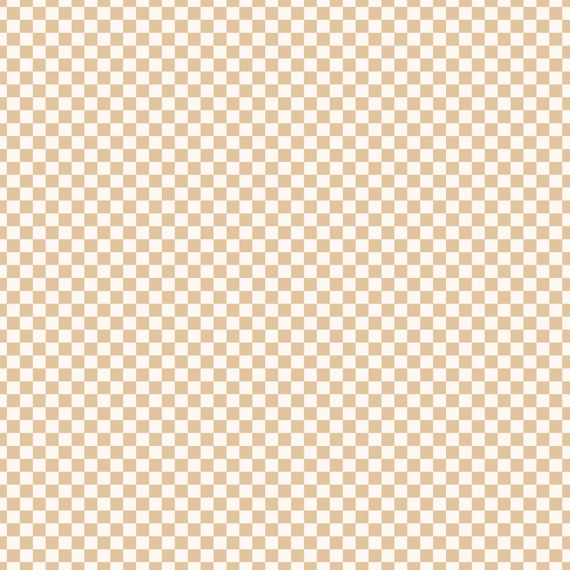 Coffee Stripe / Caramel Check Organic Muslin Wrap Set