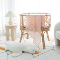 Pink Ducks Muslin Wrap Swaddle