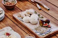 King Protea Acrylic & Mango Wood Serveware