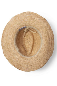 Magdalena Raffia Fedora | Natural 58cm