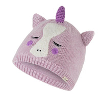 Baby Girls Beanie | Unicorn Light Lilac