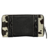 Moore | Cowhide & Tooling Leather Boot Stitch Zippered Wallet
