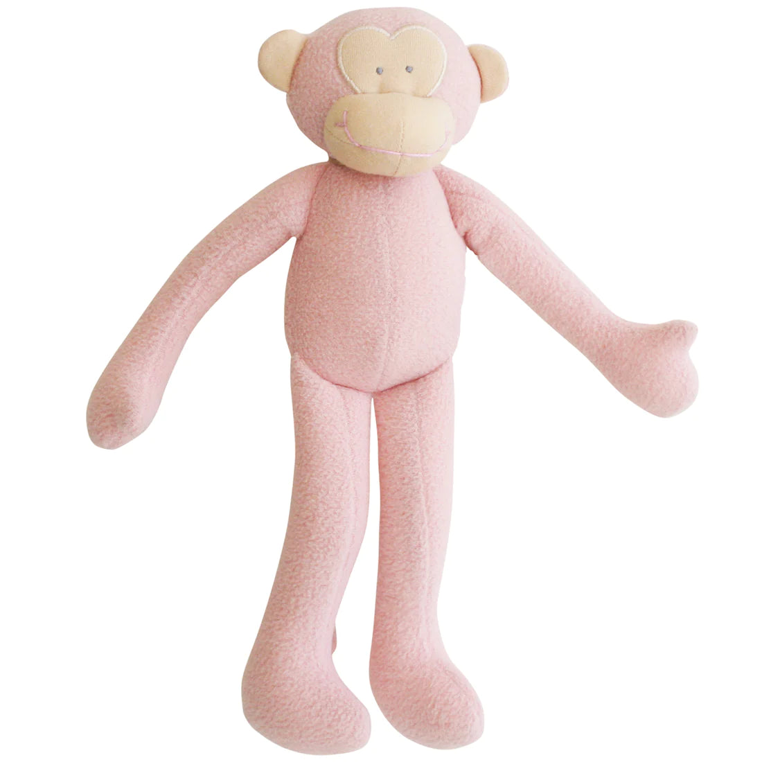 Fleece Monkey Toy Rattle