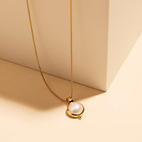 Garland Yellow Gold Pearl Necklace