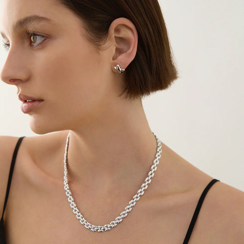 Bisous Stud Earrings | Sterling Silver