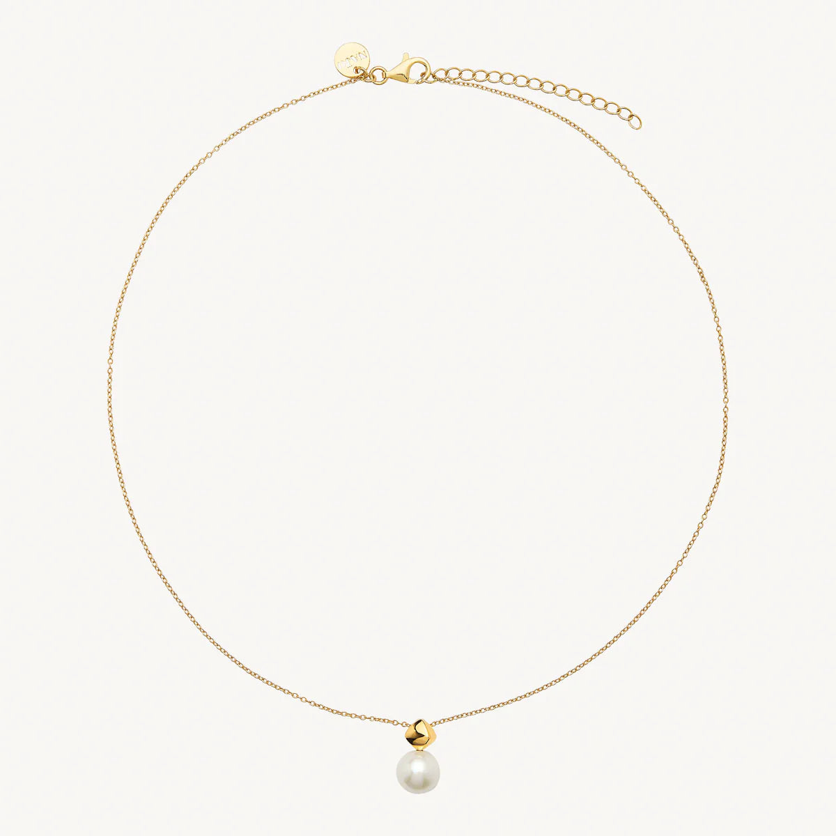 Mirage Yellow Gold Pearl Necklace