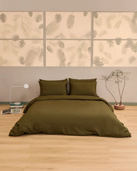 Quilt Cover | Green Olive