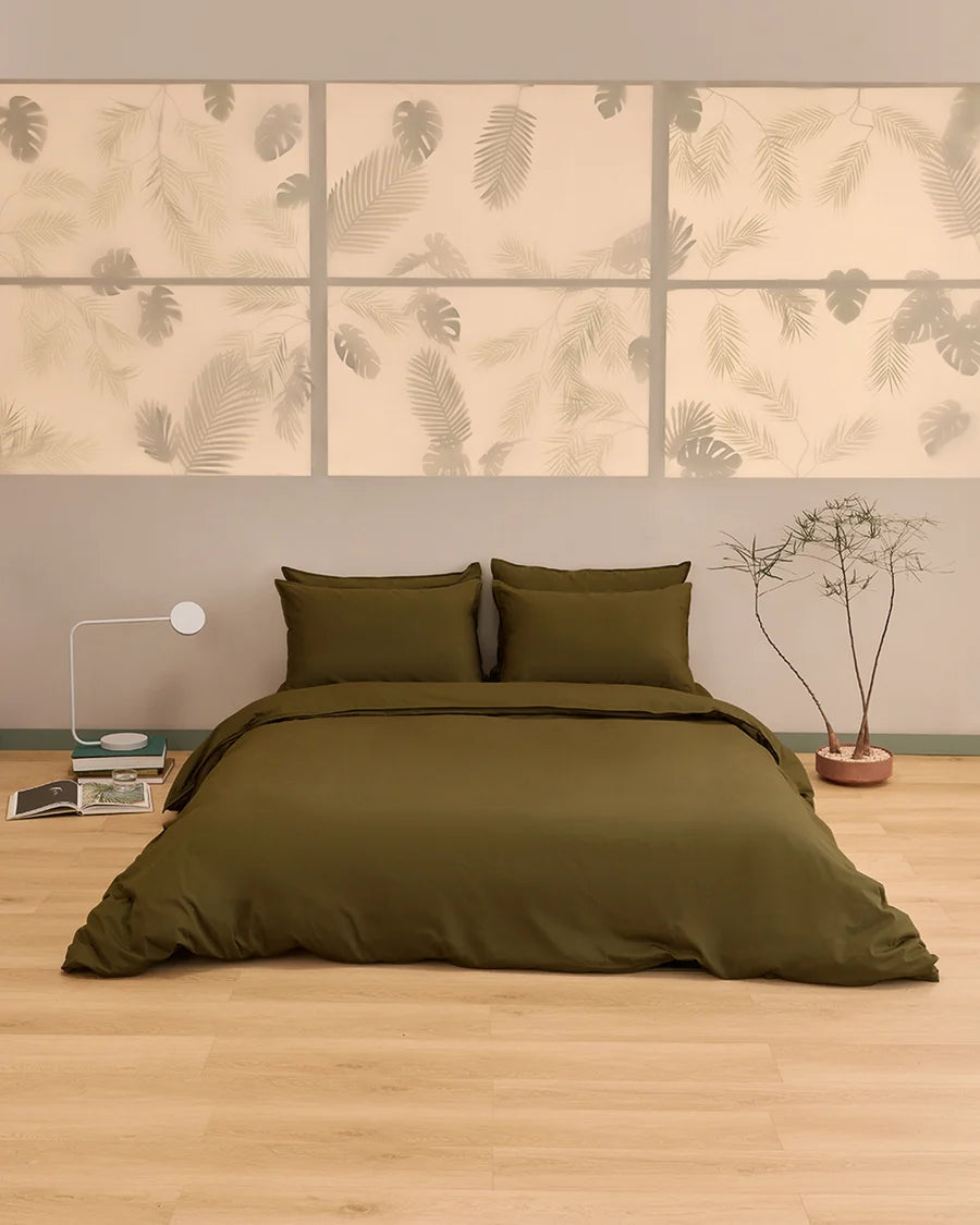 Quilt Cover | Green Olive