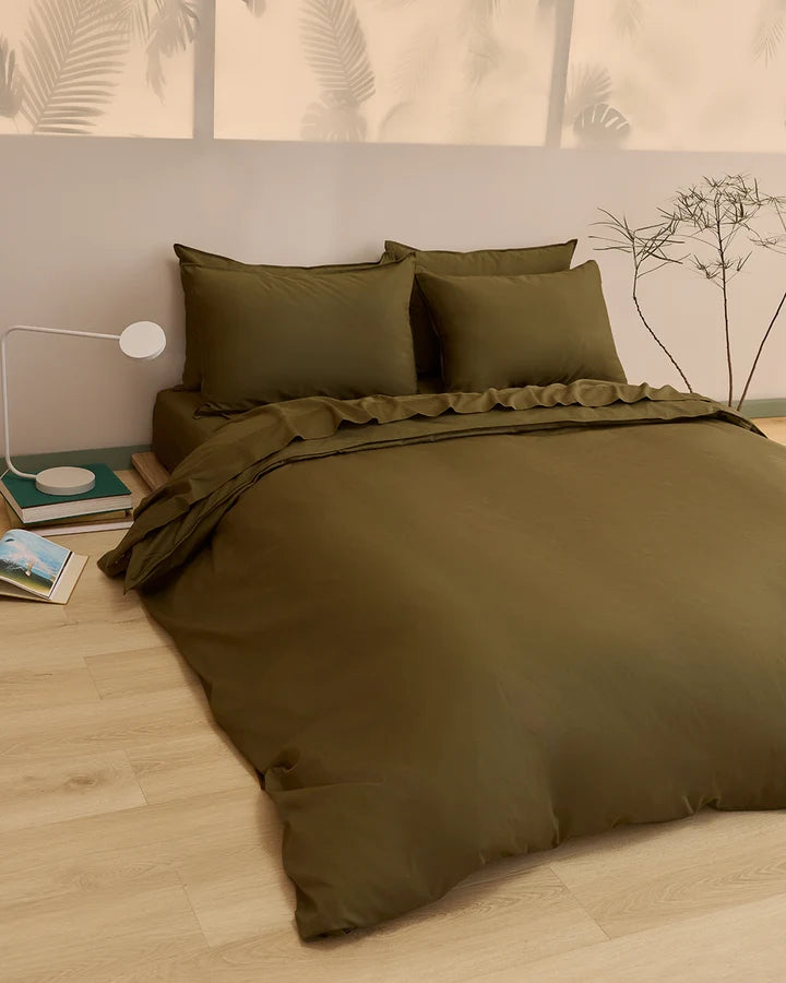 Flat Sheet | Green Olive