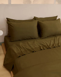 Flat Sheet | Green Olive