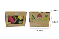 Wooden Fruit 3pc Musical Set | Watermelon, Pineapple & Avocado