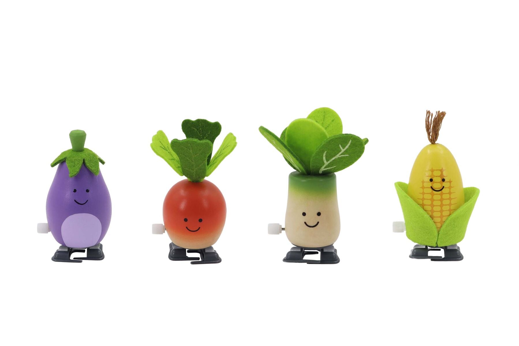 Wooden Wind Up Walking Veggie