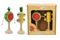Wooden Fruit Musical Set | Watermelon & Pineapple