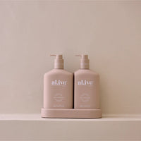 Wash & Lotion Duo + Tray | Apricot & Sweet Fig