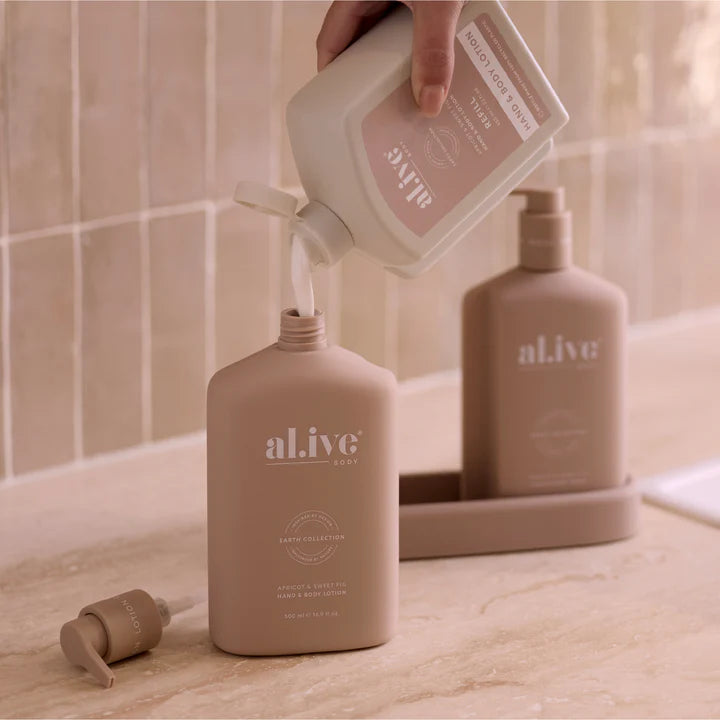 Lotion or Wash Refill Bottle | Apricot & Sweet Fig