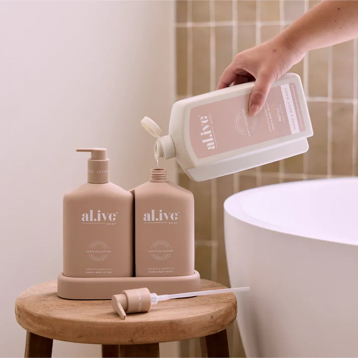 Lotion or Wash Refill Bottle | Apricot & Sweet Fig