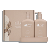 Wash & Lotion Duo + Tray | Apricot & Sweet Fig