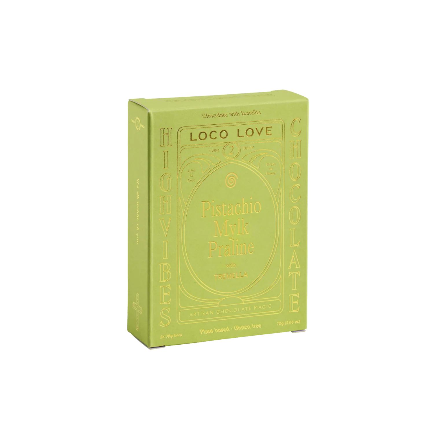 Pistachio Mylk Praline Chocolate Twin Pack
