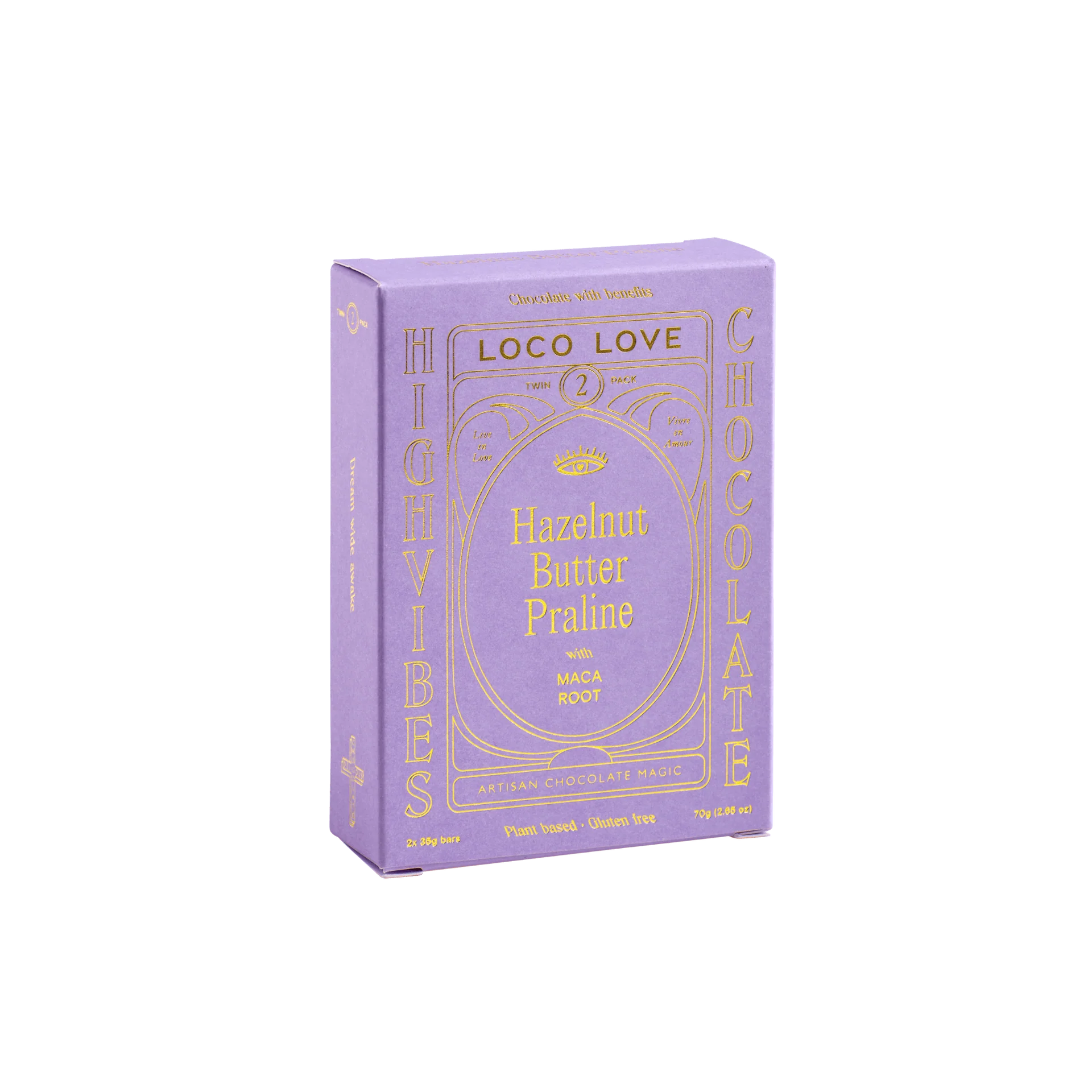 Hazelnut Butter Praline Chocolate Twin Pack