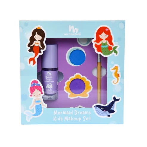 Mermaid Dreams Natural Kids Makeup Gift Set